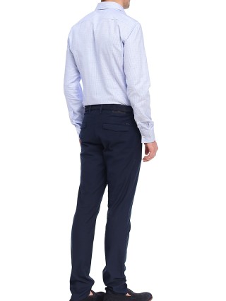 Темно-сині брюки BOSS : фото 4 - Invogue